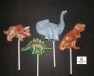 556sp Jurassic Dinosaurs Chocolate or Hard Candy Lollipop Mold